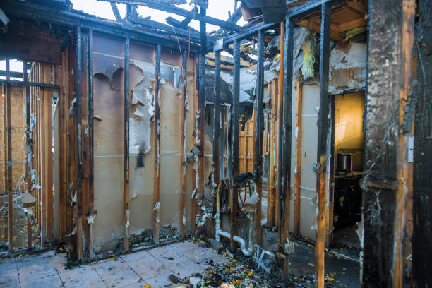 Professional Fire Damage Removal technician working in Bluffton, SC